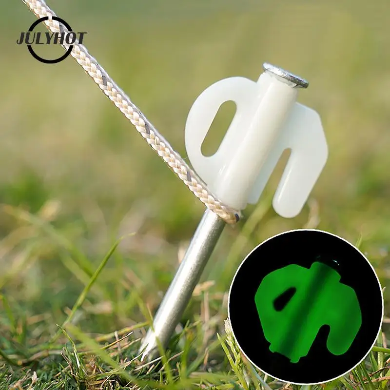 

1Pcs Camping Tent Pegs Florescent Long Screw Thread Tent Stakes Steel Tent Nails Outdoor Tent Accessories 21cm