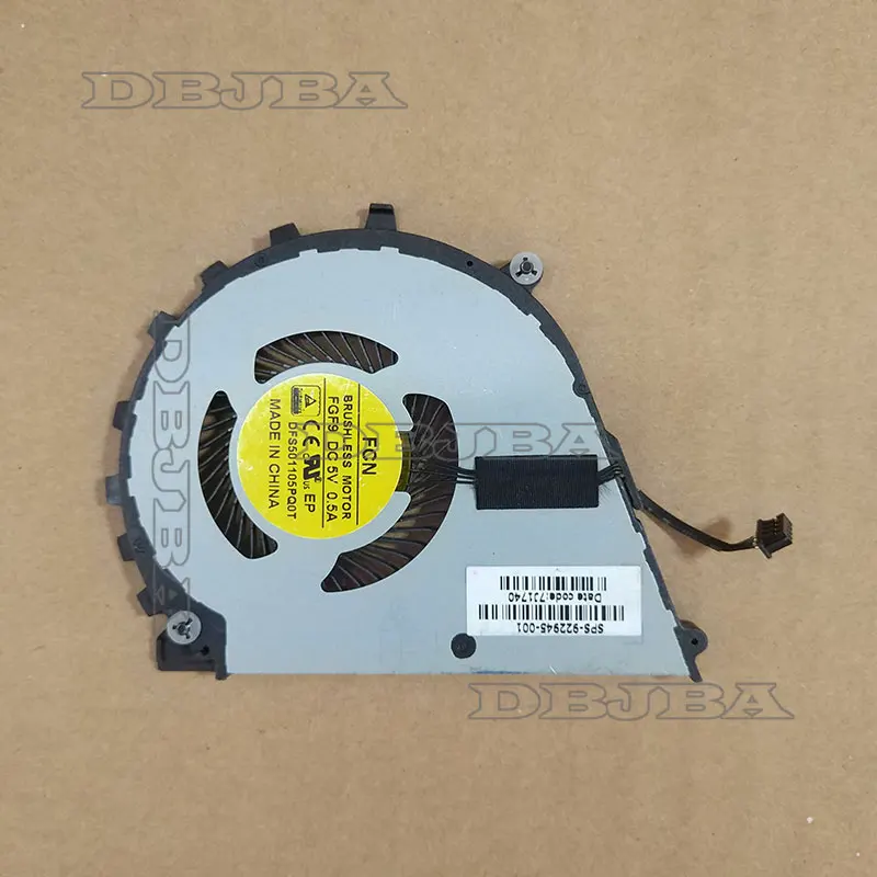 

Ноутбук вентилятор охлаждения для HP ZBook Studio G3 G4 DFS501105PQ0T-FGF9 Fan