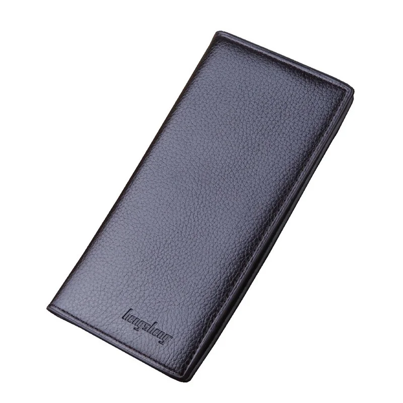

Men's Leather Wallet Long Ultra-thin Leather Coin Purse Pu Retro Wallet Designer Wallet Luxury Brand Men Money Purse