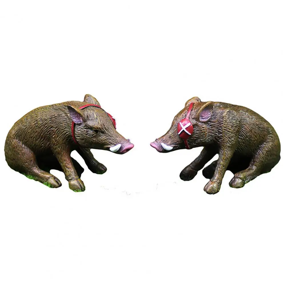 

Compact Boar Ornament Photo Prop Boar Sculpture Stable Structure Decorative
