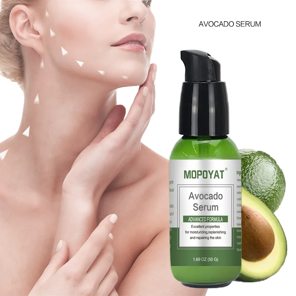 

Avocado Serum Face Serum Moisturizing Whitening Firming Fade Fine Lines Anti-wrinkle Anti-aging Essence 50ml