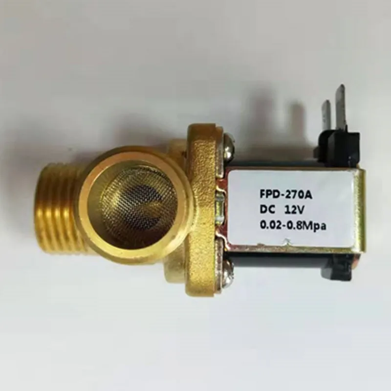 

G 1/2 220V DC 12V 24V DN15 Brass Electric Solenoid Valve Normally Closed Water Inlet Switch with Filter
