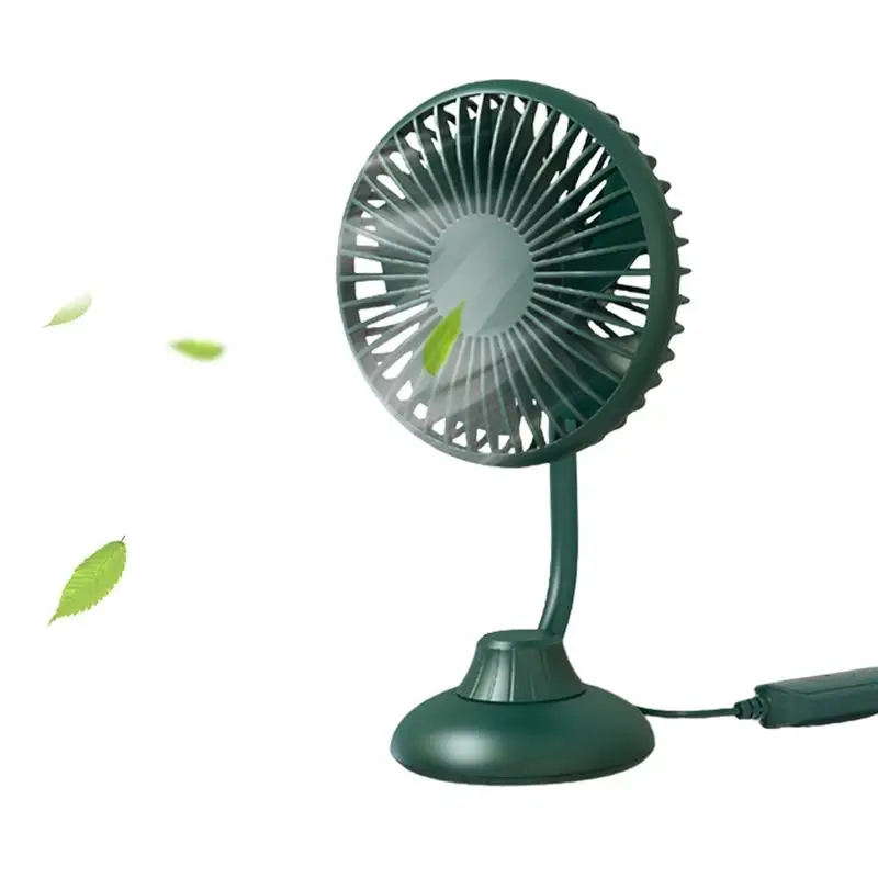 

Cooling Fan For Car 4.5inch 360 Degree Rotatable Universal Usb Vehicle Fan Strong Wind Quiet Cooling Fan For Dashboard Suv Rv