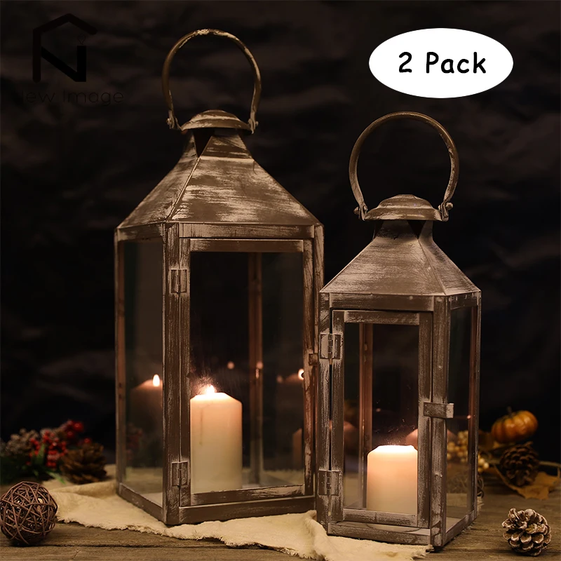 

2 шт., металлический подсвечник в винтажном стиле