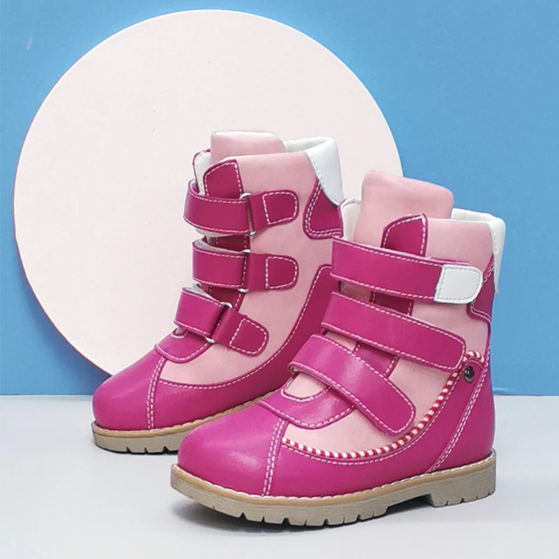 

Girls Boots Children Winter Orthopedic Shoes Kids Toddler Spring Tipsietoes Barefoot Leather Sneakers Chunky Platform