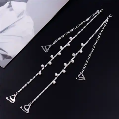 Anti-slip Invisiable Brassiere Adjustable Shoulder Strap Underwear Bra Straps Metal Bras Straps Beauty Back