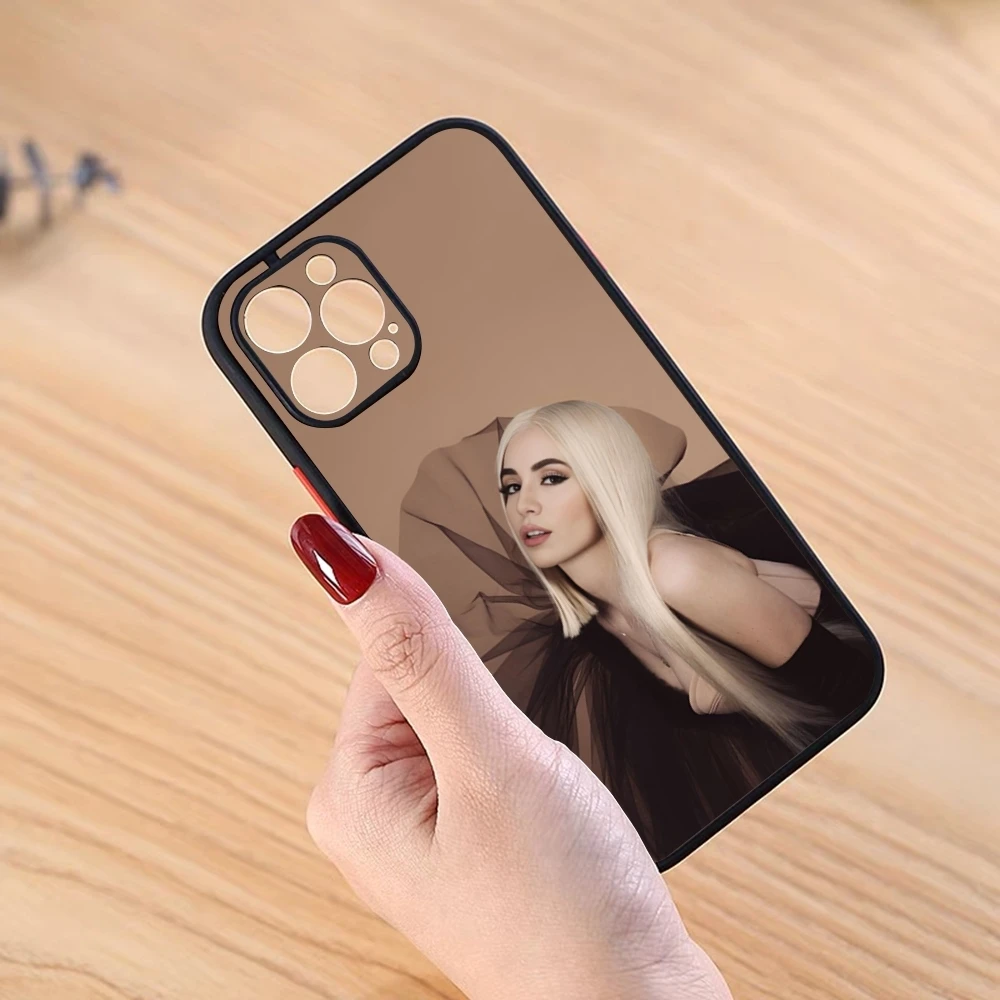 Фото Чехол для телефона Singer A-Ava Max для IPhone 15 Pro 16 Pro Max 14 13 11 12 Mini Xs X Xr 7 8 Plus Se Matte Cover №4