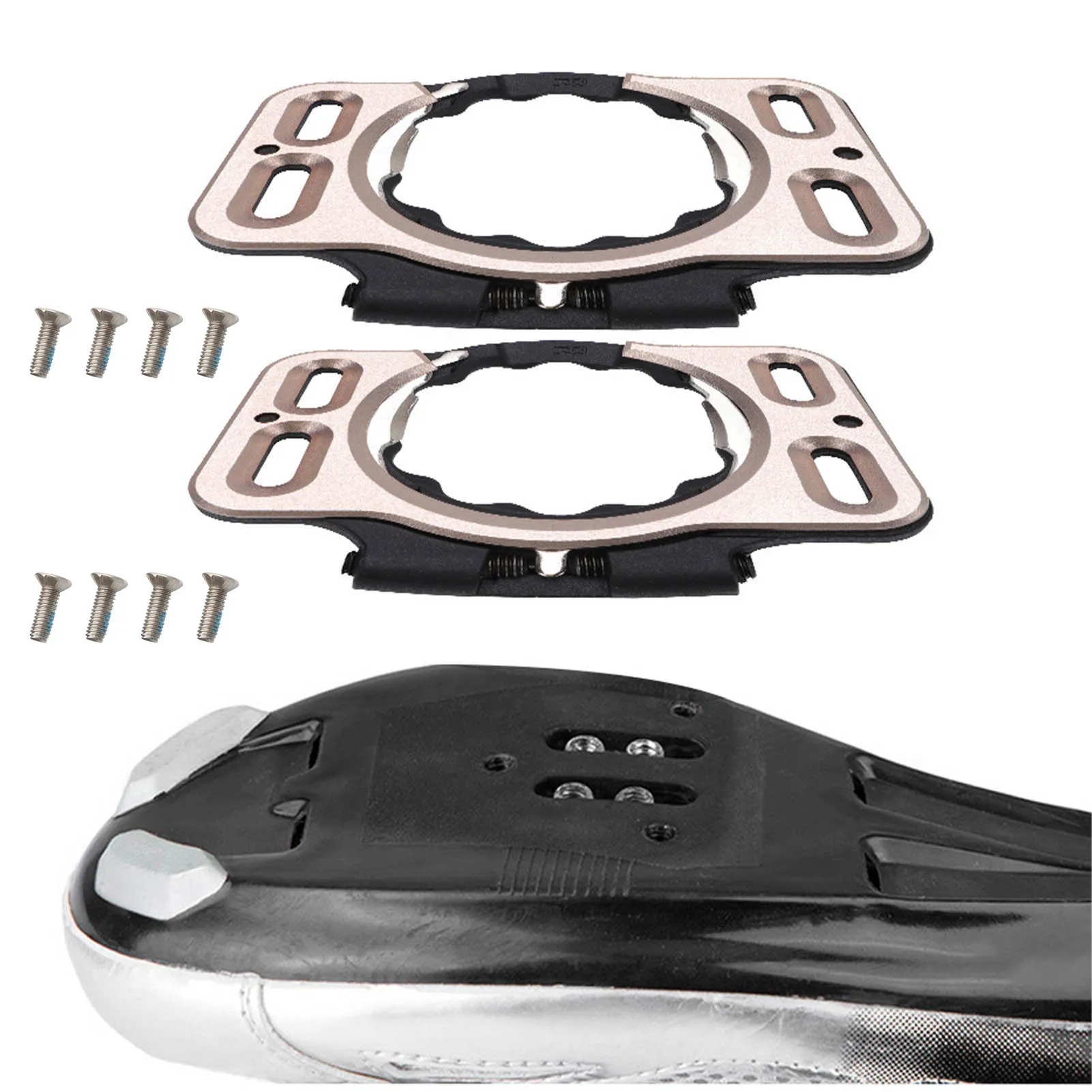 

Bicycle Self-Locking Cleats Dirt-Resistant And Durable Road Bike Pedals Cleats Bicycle Cleats Kit For Indoor And Outdoor Cycling
