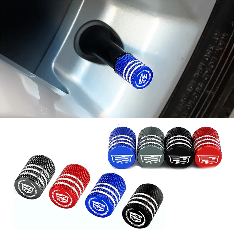 Колпачки клапанов автомобильных колес, декоративная крышка клапана для эмблемы SLS CT5 Escalade ATS XTS SRX STS CTS DTS Deville Tiburon