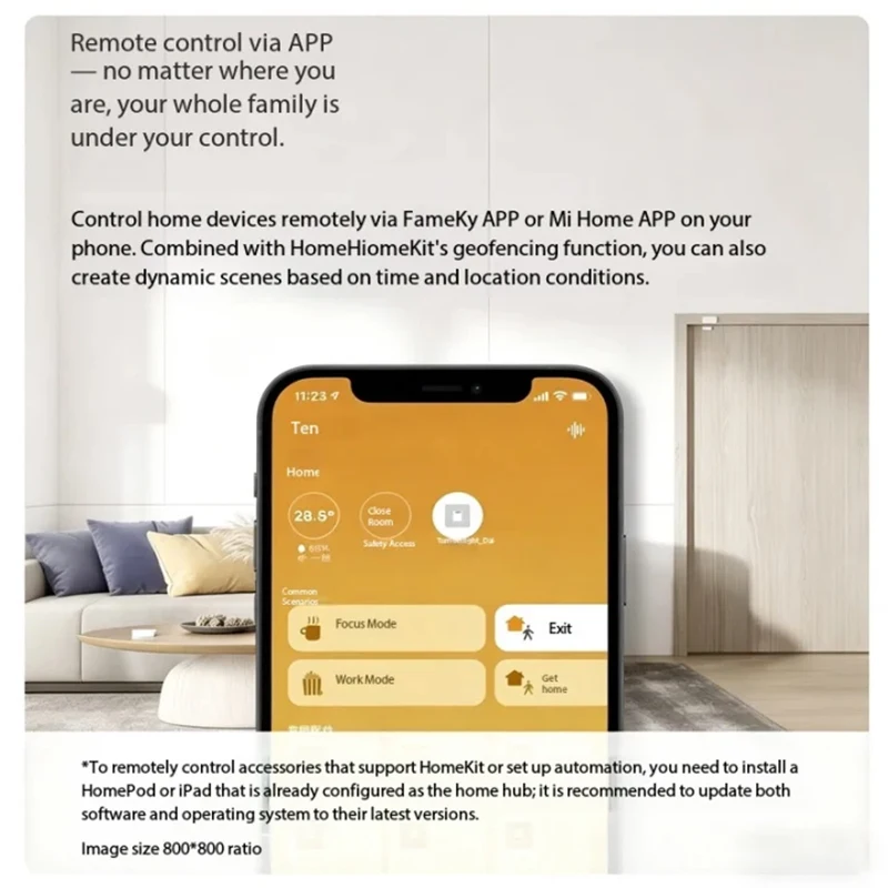 Фото Aqara E1 Mini USB Hub Gateway Zigbee 3.0 WiFi Wireless Gateway LM-ZHWG16 работает с приложением Control For Mijia Mi Home Apple Homekit APP №5