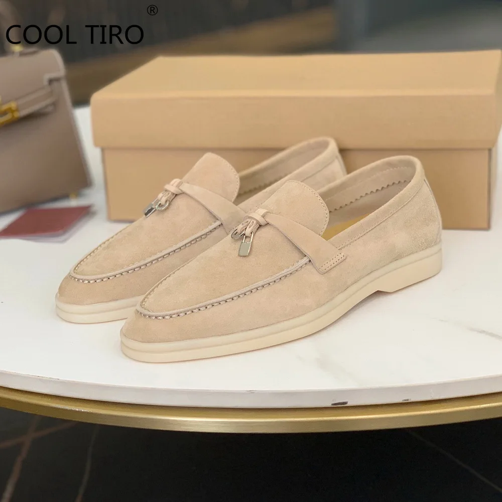 Распродажа! Мокасины прогулочные для мужчин и женщин замшевые туфли на плоской