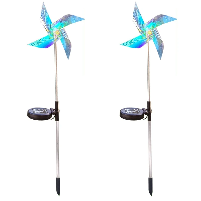 

Solar Outdoor Lights Pinwheels Decorative-Colorful Solar Lights Outdoor Waterproof For Garden Pathway Yard House