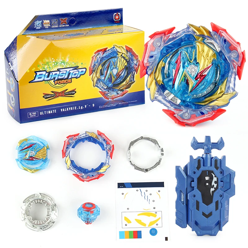 

TOMY Beyblad Burst Spinning Top B193 Ultieme Valkyrie.Lg.V'-9 Bey with Launcher B193 Spinning Top Toys for Children