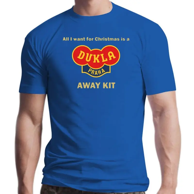 

Kaus Pria Baru Kaus Atasan Kaus Cetak Uniseks Kit Dusla Praha Away
