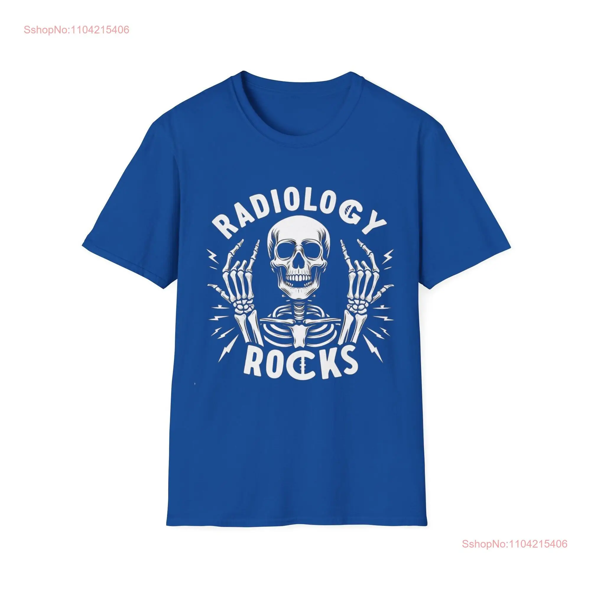 Футболка Radiology Rocks с длинными или короткими рукавами