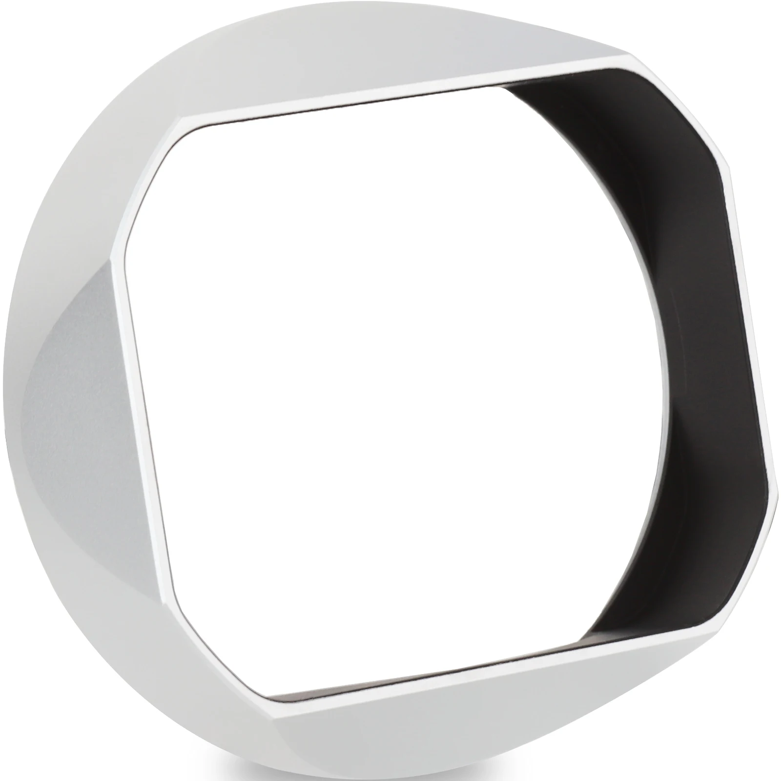 Металлическая квадратная бленда Haoge для камеры Leica q3 Q2 Q Q-P QP Q3 Typ116, аксессуары для фотоаппаратов, серебряная