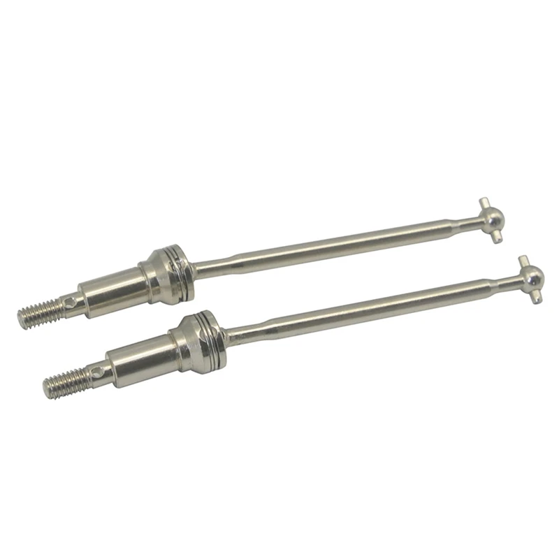 

2Pcs Metal Front Drive Shaft CVD QWJ01 for Xinlehong Hosim Q901 Q902 Q903 9130 9136 9137 1/16 RC Car Spare Parts