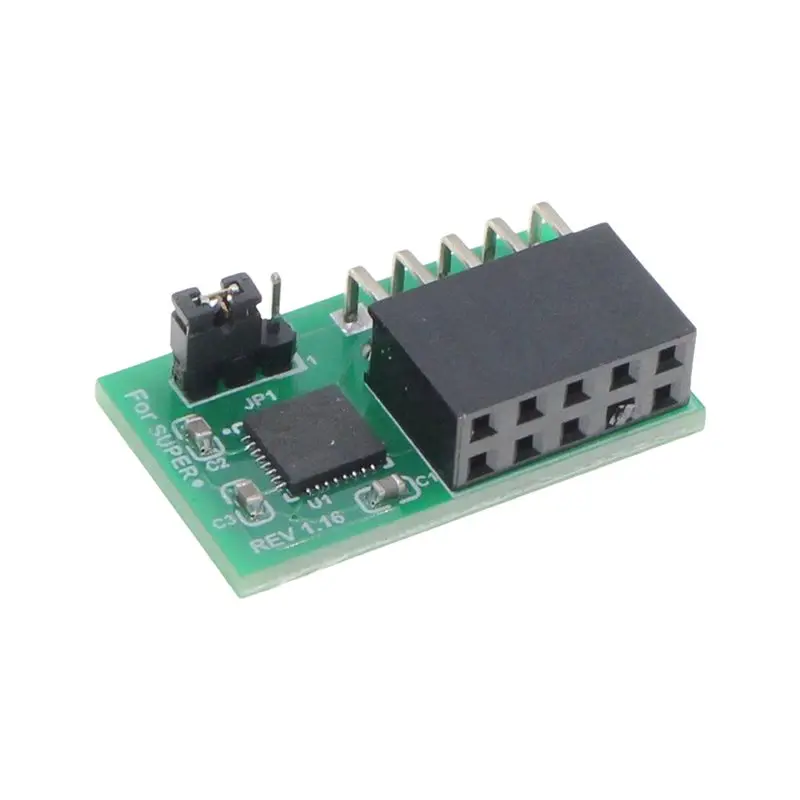 Фото Высококачественный модуль безопасности Exquisite-For Supermicro AOM-TPM-9670V, совместимый с 10-контактным TPM 2.0, процессор безопасности для Trusted Platform Module TP M2.0 №1