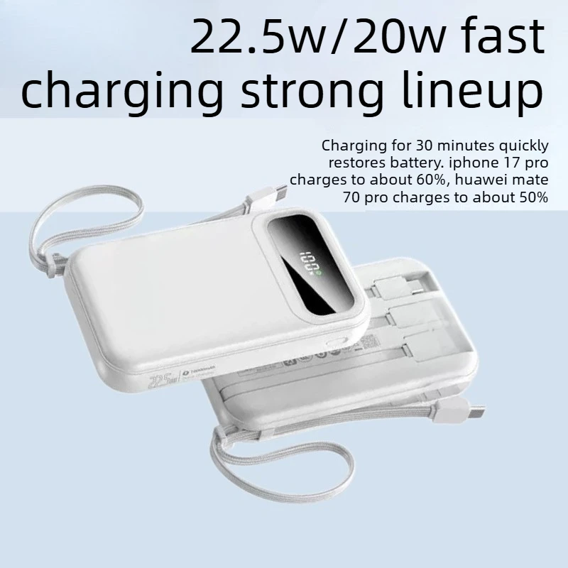 (CCC)10000 мАч 22.5 Вт Быстрый внешний аккумулятор для iPhone и Android, портативный Power Bank (art.: 3920da0333633) - 3920da0333633