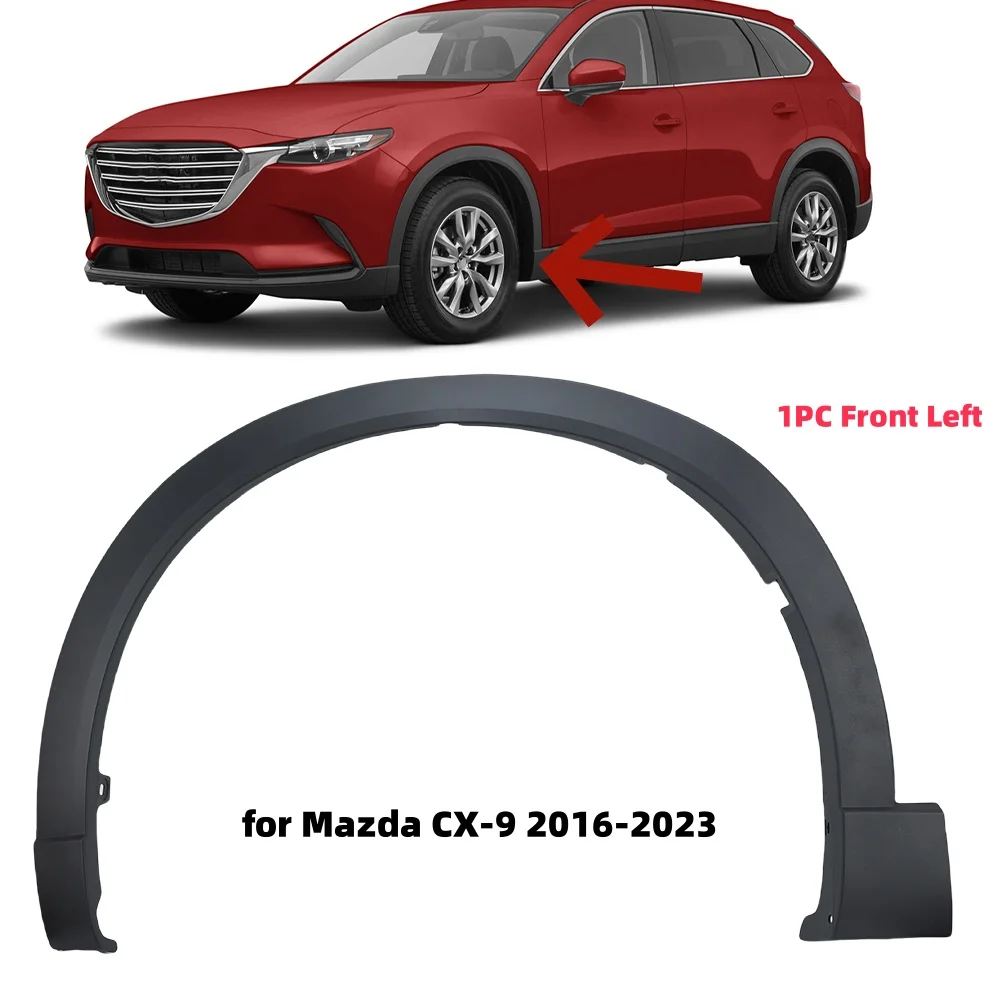 

Брови переднего и заднего колеса, брызговик для Mazda CX-9 2016-2023, ABS, брызговик, молдинг TK4851W60H, колесная арка, шина