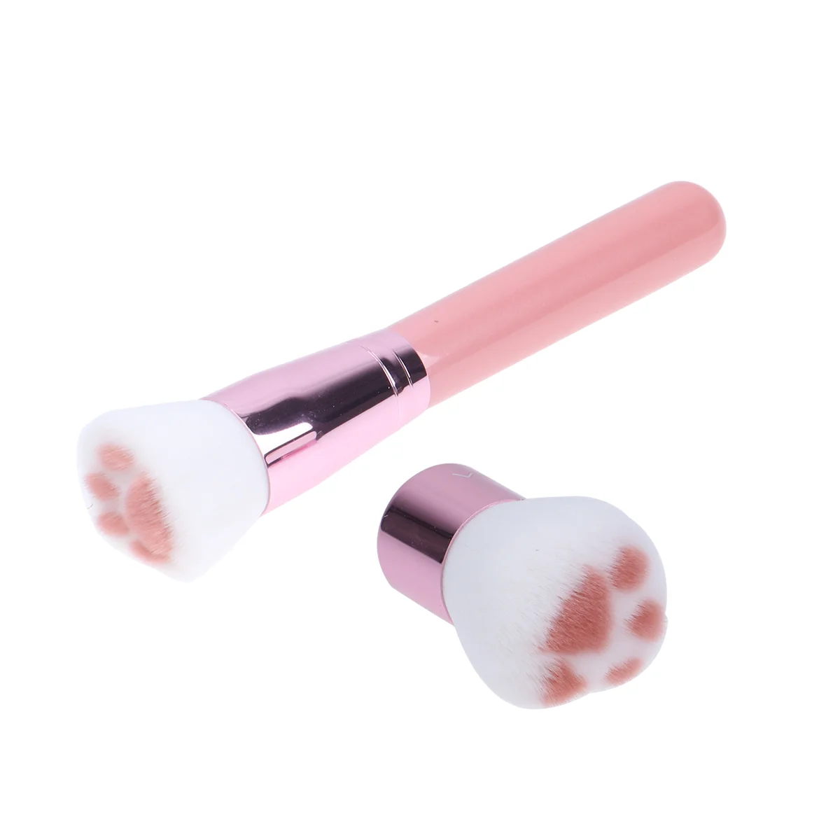 

2pcs Cat Claw Makeup Brushes Concealer Brush Synthetic Brush Kabuki Brush Ontour Brush Foundation Brushes Makeup Brushes