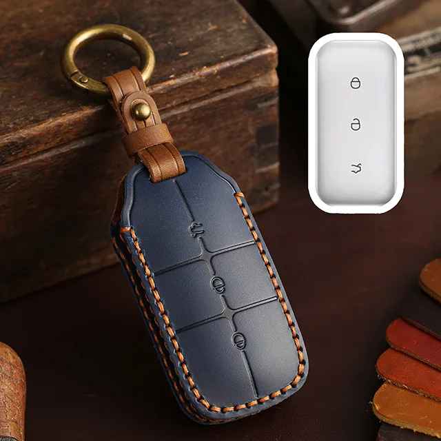 

Кожаный чехол для автомобильного ключа защитный чехол для брелка для Geely Galaxy L7 2023 L6 MAX 1,5 T Plus AIR PRO удаленный корпус держатель аксессуары