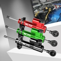 for honda nc700 nc 700 700s 700x 2012 2015 universal steering stabilizer damper bracket cnc adjustable motorcycle accessories