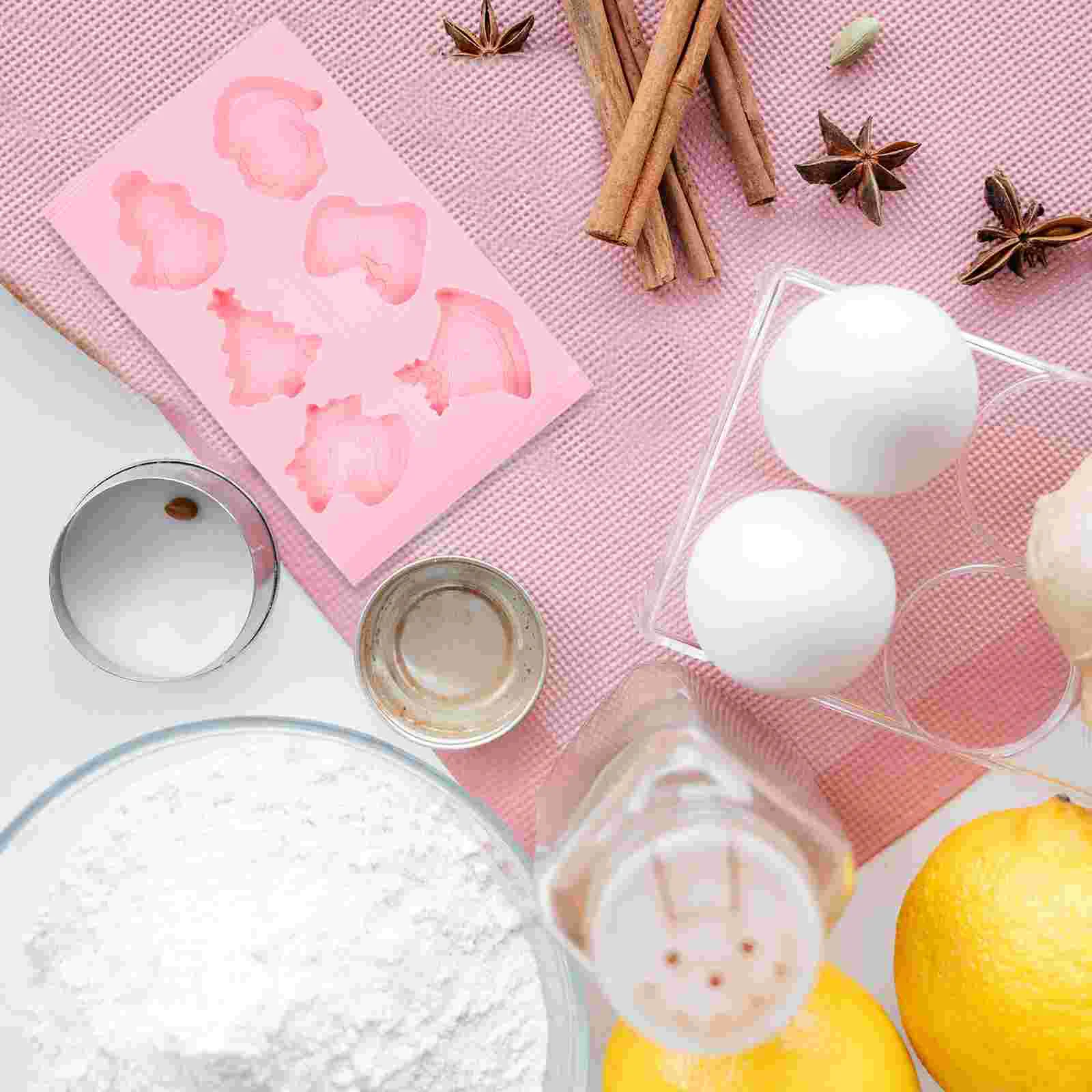 

Christmas Style Cake Mold Dessert Baking Silicone Shape Children Biscuit DIY Mould