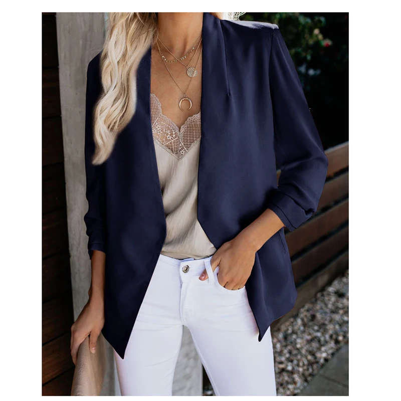 

Женские блейзеры kayoваши, офисный женский костюм, базовые повседневные женские новые модные облегающие деловые элегантные для работы, горячая распродажа