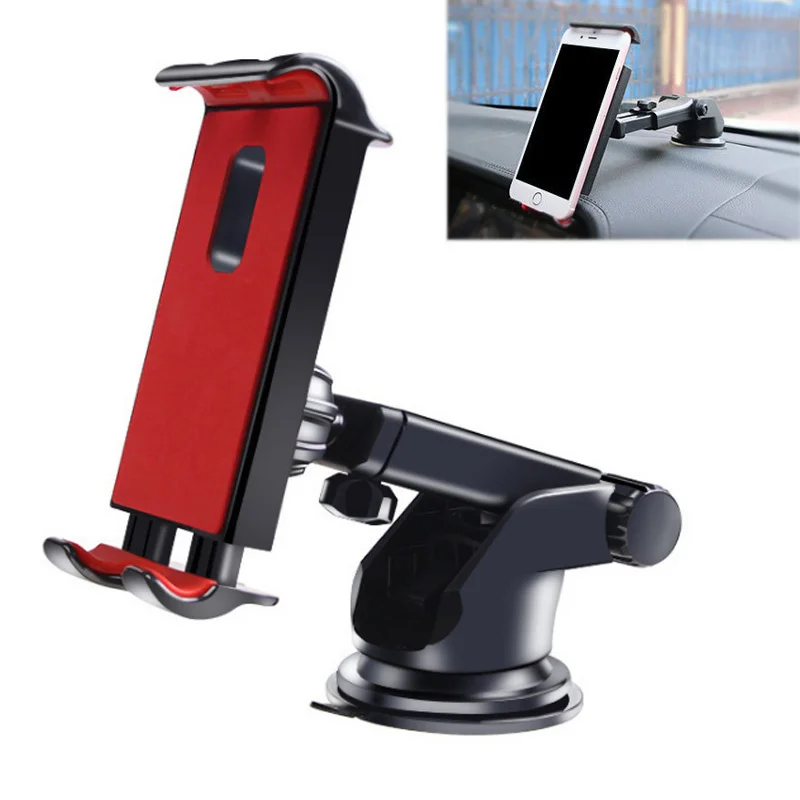 

Tablet Car Holder Adjustable Mobile Suction Cup Bracket Stand for Samsung Huawei IPAD Pro Air Mini 1234 GPS Phone 360 Degree