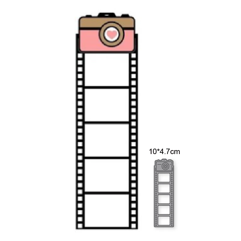 

Camera Film Frame Dies New 2021 Metal Cutting Dies For DIY Scrapbooking And Card Making Decorative Embossing Die Cut Craft Dies