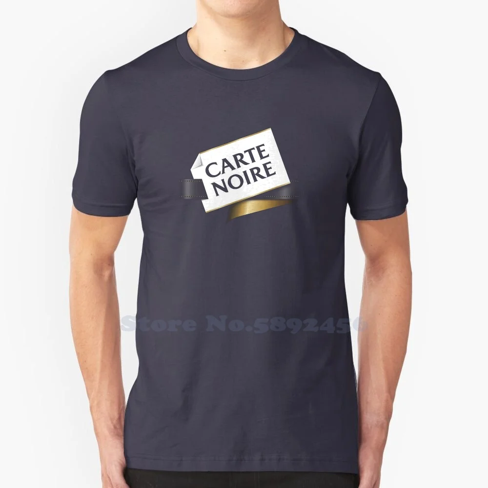 

Carte Noire Casual Streetwear Print Logo T-shirt Graphic 100% Cotton Tee