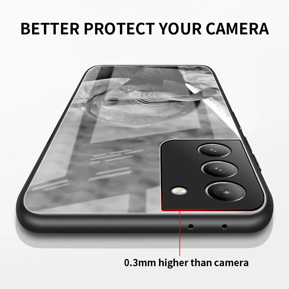 Чехол для телефона с индийским животным слоном чехол Samsung S22 S21 Ultra S20 FE S10 S8 S9 Plus