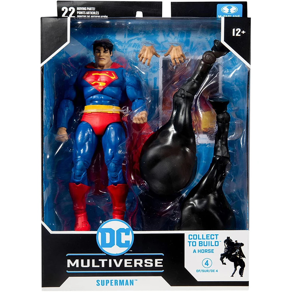 

Mcfarlane Toys Dc Multiverse The Dark Knight Returns Action Figure Superman 7" with Build-A Horse Parts & Accessories Original