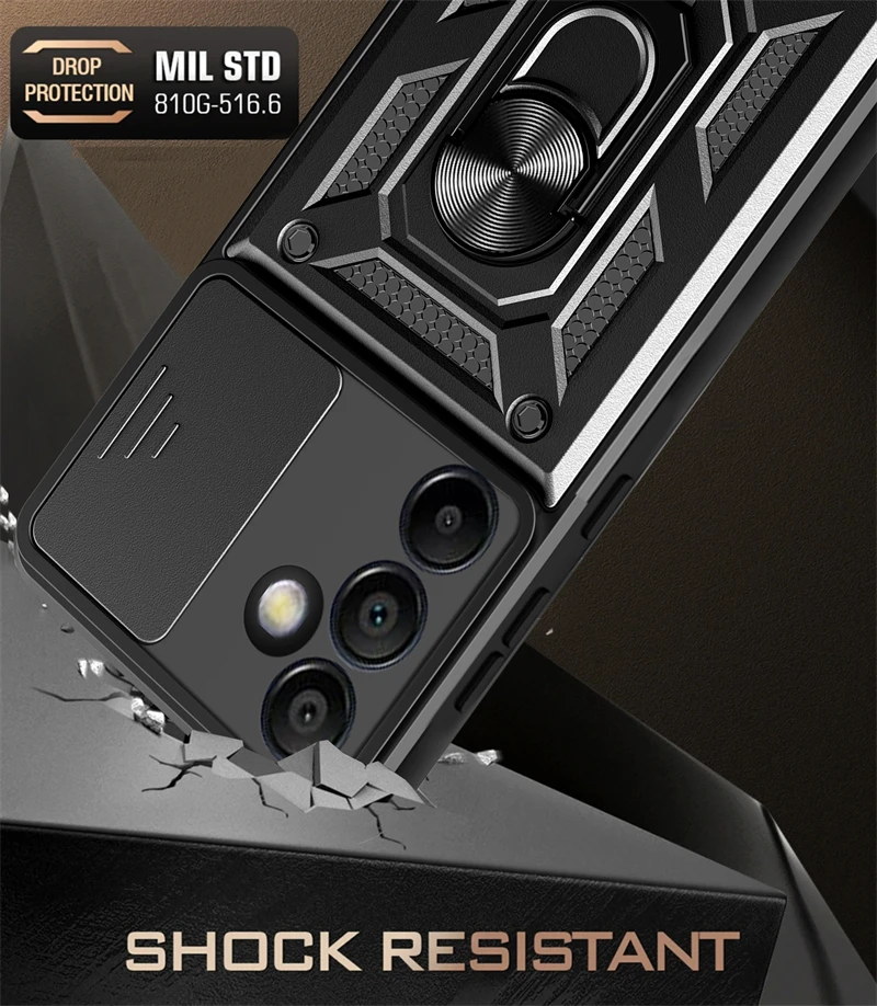 Чехол для Samsung S24 FE автомобильный магнитный кольцевой держатель чехол телефона