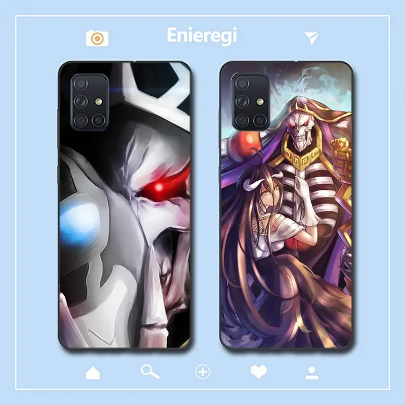 

OVERLORD Anime manga Phone Case for Samsung A51 01 50 71 21S 70 31 40 30 10 20 S E 11 91 A7 A8 2018