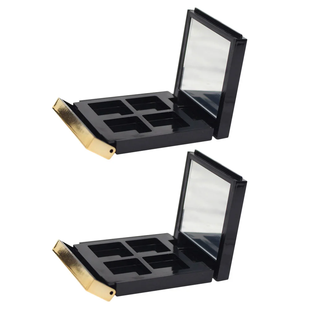 

Eye Shadow Box Empty Makeup Case Storage Palettes 4 Colors Eyeshadow Container Magnetic Travel Containers
