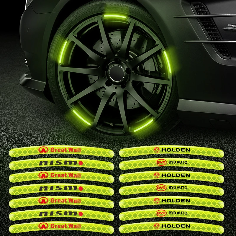 Наклейки на автомобиль светоотражающая полосатая лента с ободом для Subaru Impreza WRX STI