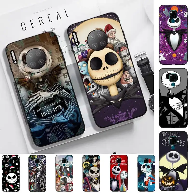 

Disney The Nightmare Before Christmas Phone Case for Huawei Mate 20 10 9 40 30 lite pro X Nova 2 3i 7se