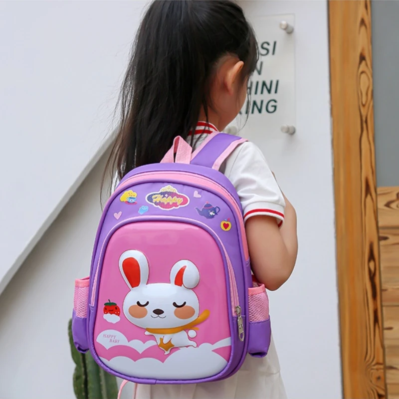 2022 New Children Unicorn Dinosaur Backpacks Korean Cartoon School Bags In Kindergarten Cute Boys Girls Baby Fashion Printed Bag