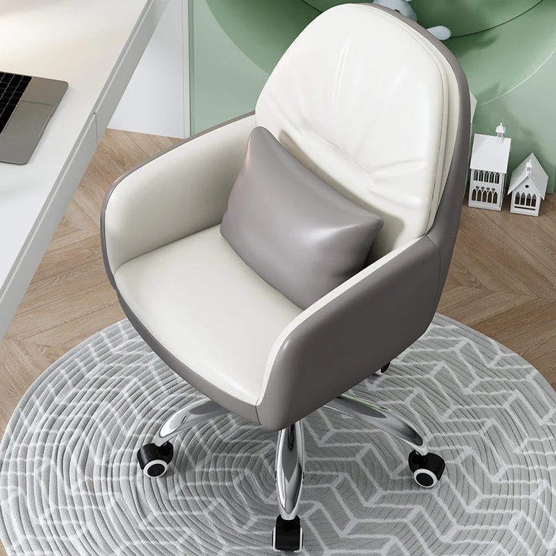 

Computer Chair Home Comfortable Office Seating Backrest Student Dormitory Study Desk Girls' Bedroom Lifting Swivel Chair