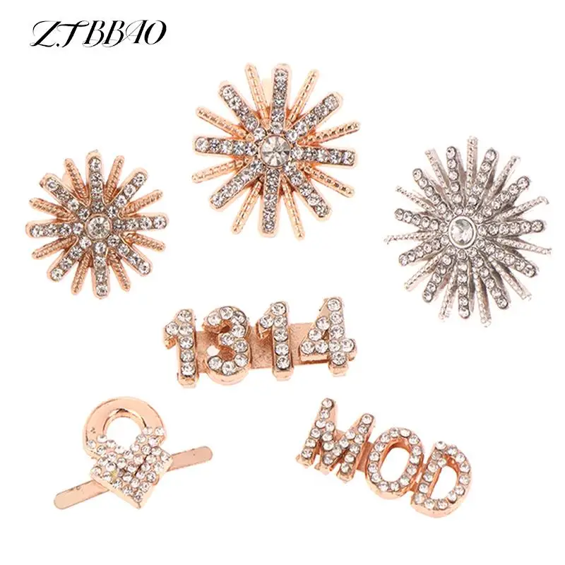 

1Pair Women Fashion High Heel Rhinestones Charm Buckles Jewelry Lady Shoe Clips Wedding Bride Shoes Decorations