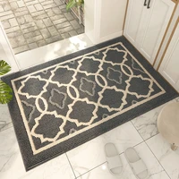 entrance floor rug polypropylene wear resistant household vacuuming nordic style absorbent mat carpets