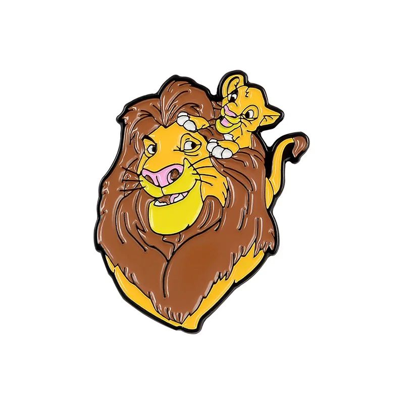 Kawaii The Lion King брошка мультфильм милый рюкзак для студентов декоративные булавки