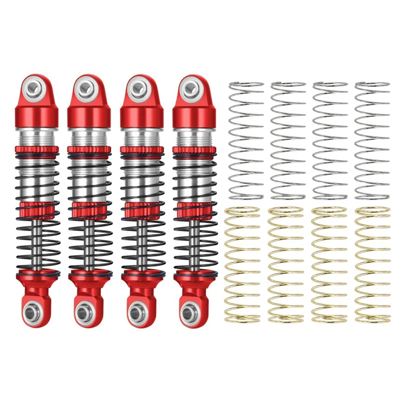 

4Pcs Metal Oil Shock Absorber Damper For Traxxas TRX4M TRX-4M 1/18 RC Crawler Car Upgrade Parts Accessories
