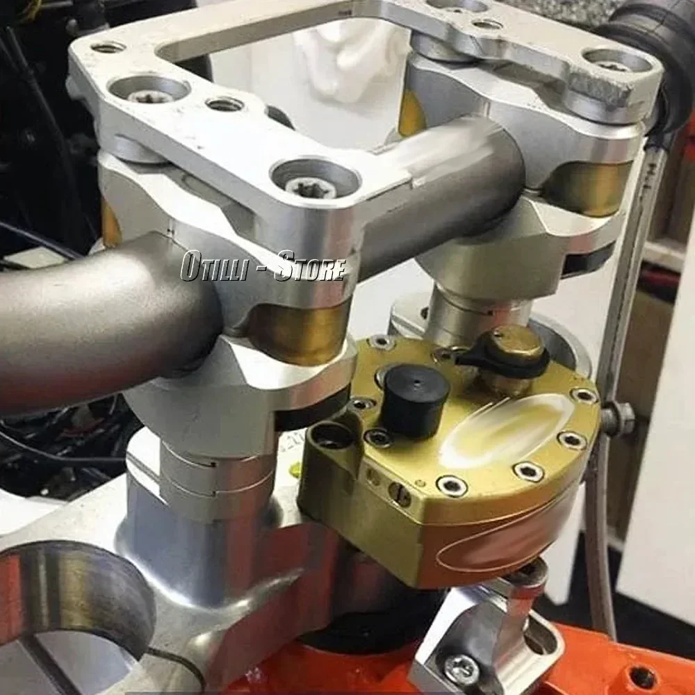 Новый комплект зажимов для подъема руля 28 мм черный серебристый цвет мотоцикла