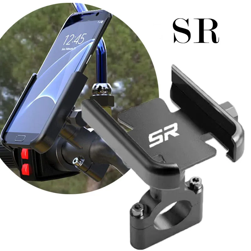 

For CFMOTO 250SR 300SR 450SR SR250/300/450 2019 2020 2021 2022 Motorcycle Phone Holder Stand Anti-slip Bracket Aluminium Alloy