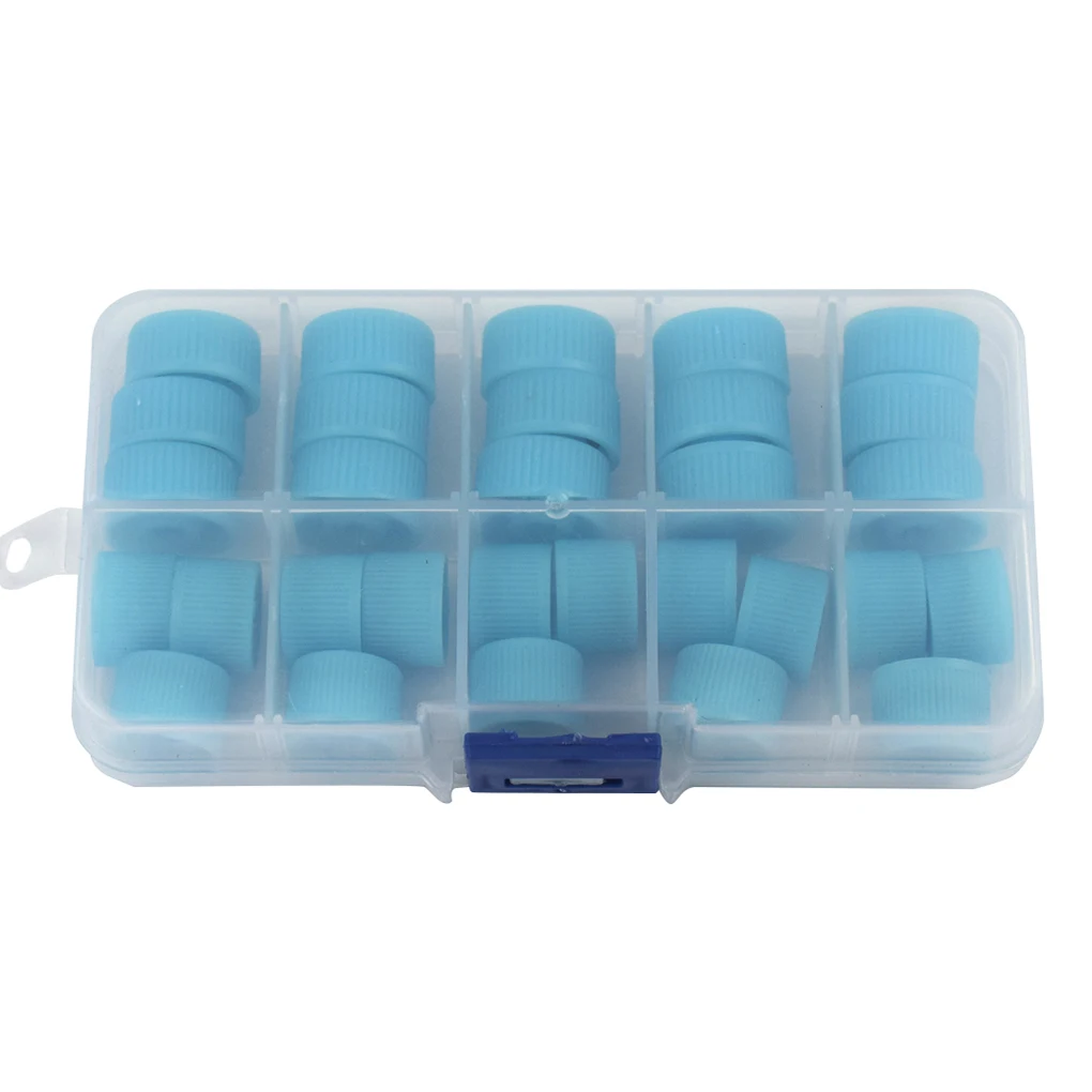 

30pcs/set Air Conditioner Refrigerant High & Low Cover Kit Car A/C High Low Side Dust Caps