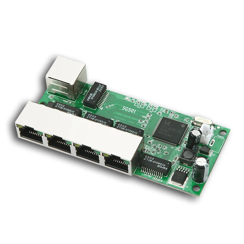 

Полный модуль коммутатора Gigabit, мини 3/4/5 портов, стандартный источник питания Ethernet, промышленный класс, печатная плата, неизолированная материнская плата