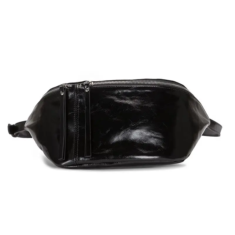 Сумка-мессенджер из воловьей кожи первого слоя Женская трендовая поясная сумка